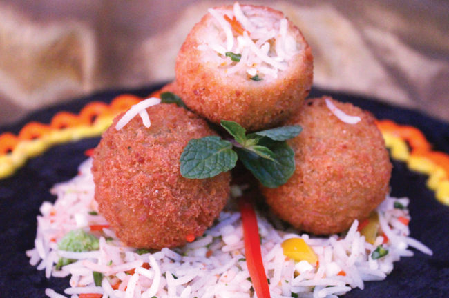 Chese pepper rice ball recipe