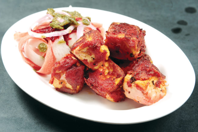  Kebab with Paneer and Beet root