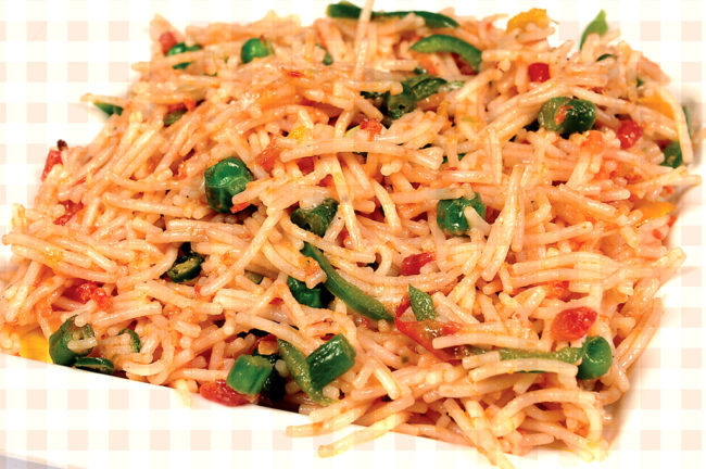 Green Spagety recipe