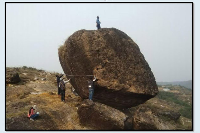 Rock of God,in Meghalaya