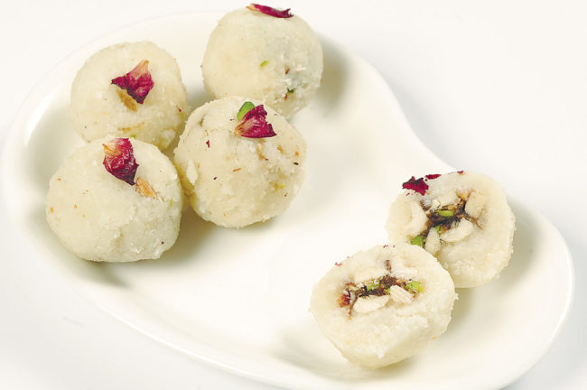 Special Dry fruit coconut laddu