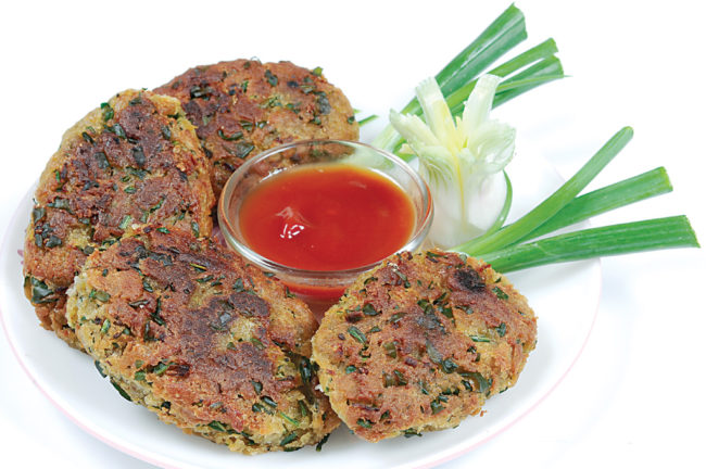 Onion Spinach Cutlets recipe