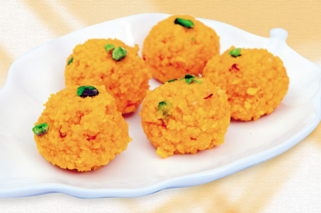 Kesri Laddu recipe