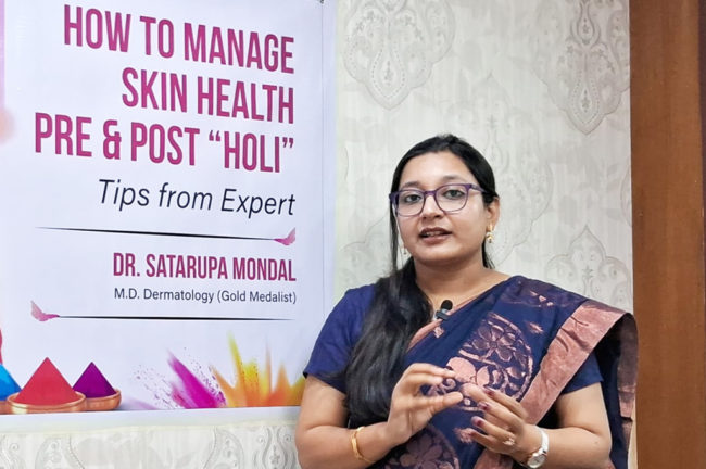 How to protect skin health pre and post 'Holi' 