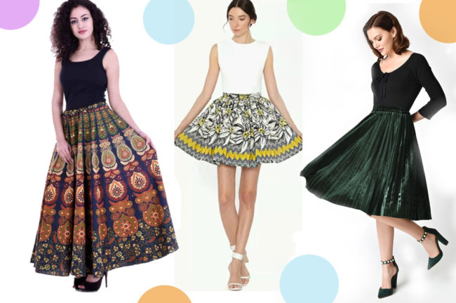 Skirts in trending fashion