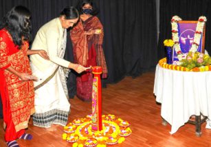 inauguration of the 'usha ganguli stage'