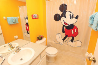 Washroom decoration for children