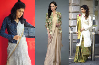 Fashion statement saree in winter