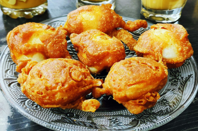 ডিমের পকোড়া আর ফিশ ফিঙ্গার