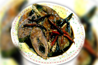 Bengali cuisine with Hilsa fish