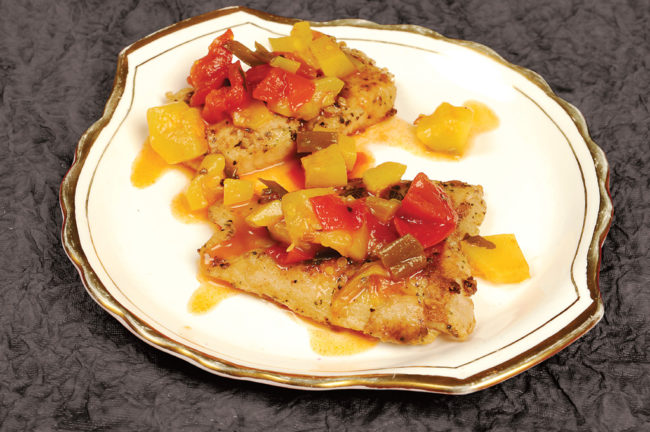 ফ্রায়েড ফিশ অ্যান্ড চিকেন মাশরুম