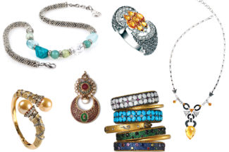 Different light weight jewellery and accessories