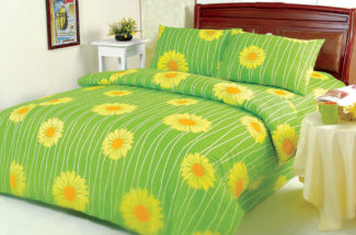 different styles and materials of bedsheet