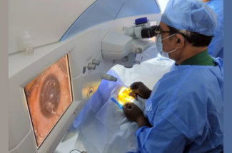 SMILE-Laser refractive correction surgery