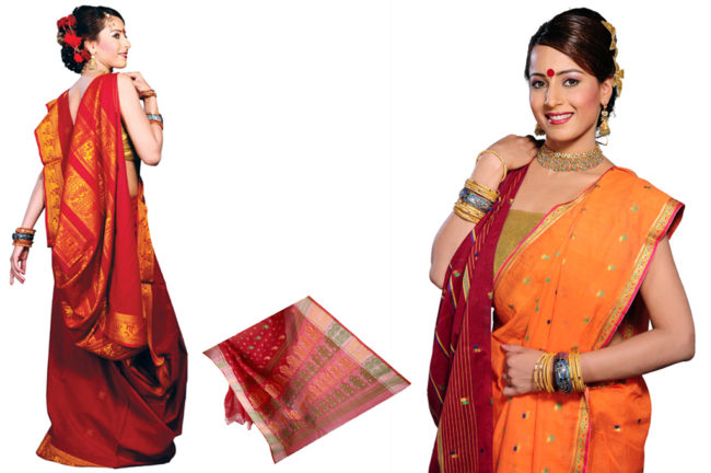 Bengal's famous Tant Handloom Sari