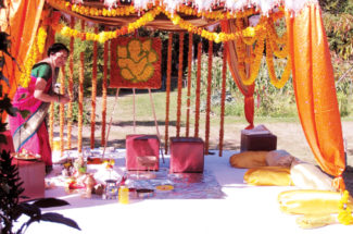 Wedding ceremony in Hindu culture