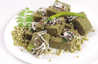 Sprouts Dhokla recipe