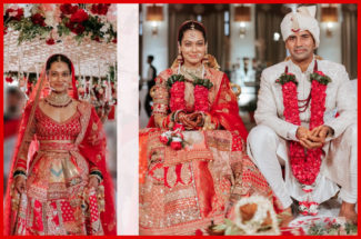 Celebrity wedding attire: Payel and Sangram Singh