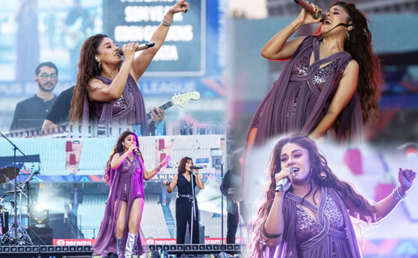 ‘বেঙ্গল প্রো টি-টোয়েন্টি লিগ’-এর সূচনা পর্বে গান গেয়ে ইডেন মাতালেন সুনিধি